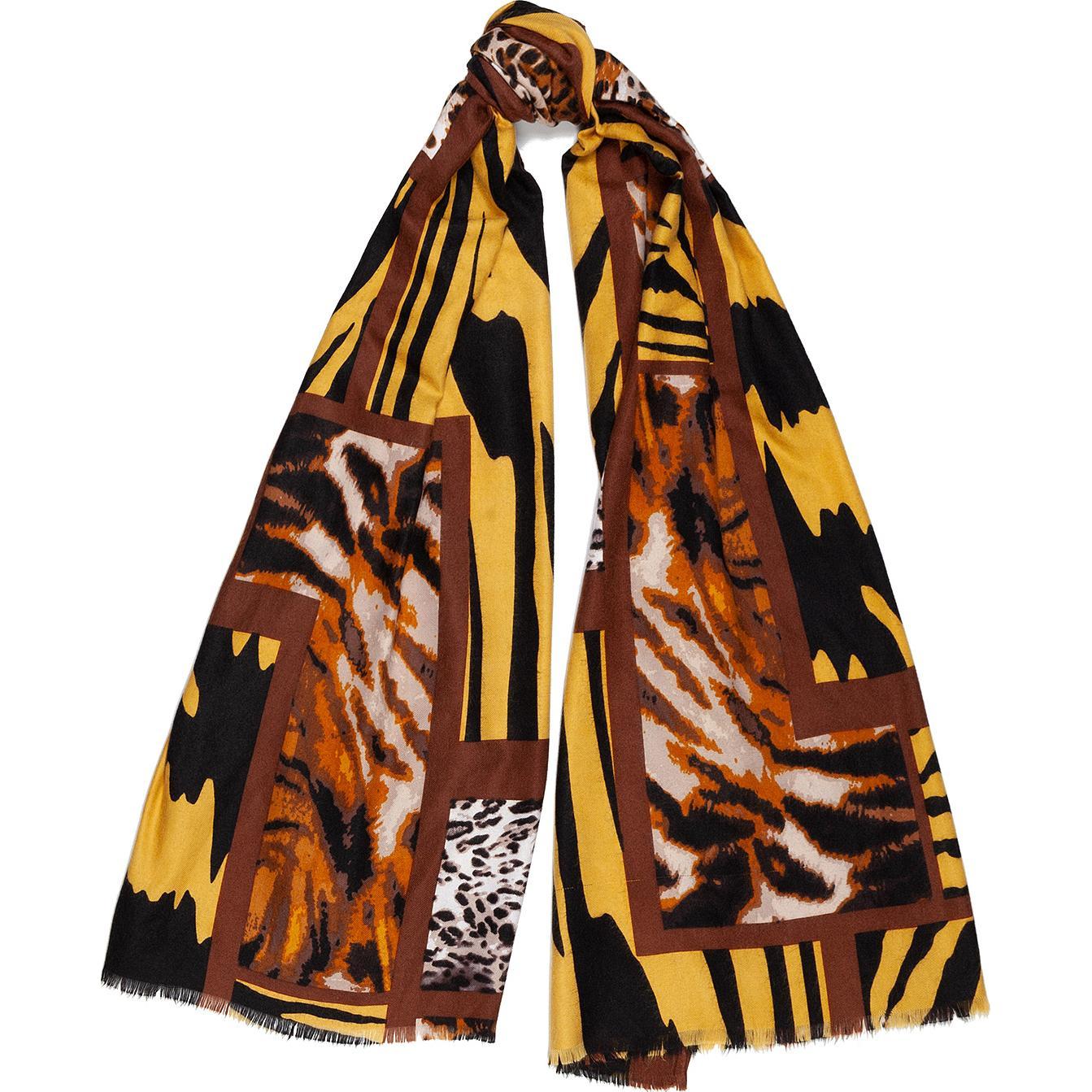 

Палантин женский Labbra LG69-207-16 желтый/коричневый, 90x180 см, LG69-207-16 шерсть+виск 90х180