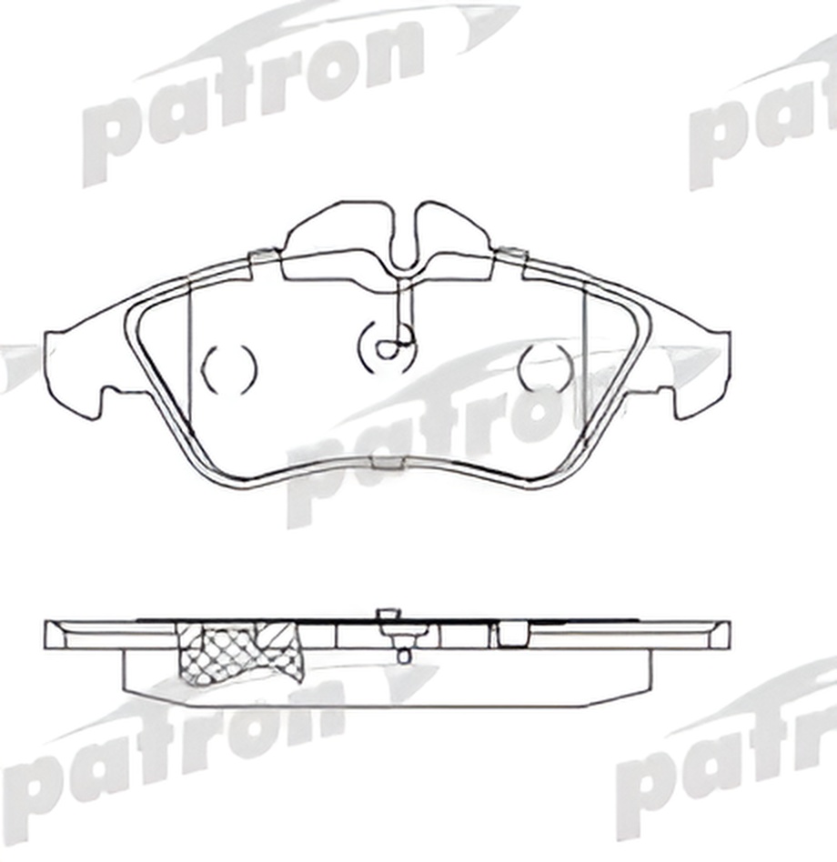 

Тормозные колодки PATRON дисковые PBP1038