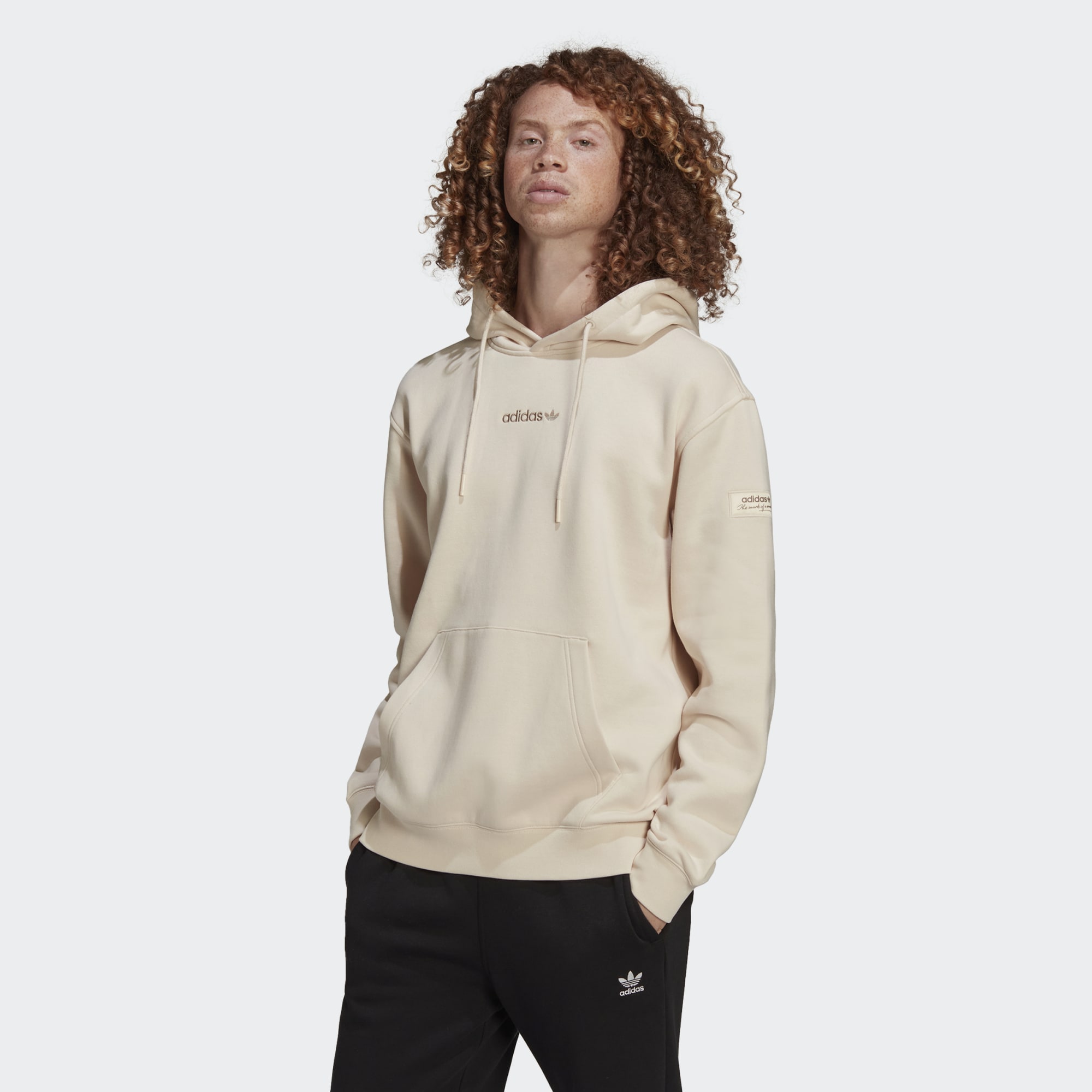

Худи мужское Adidas HM2654 бежевое 2XL, HM2654