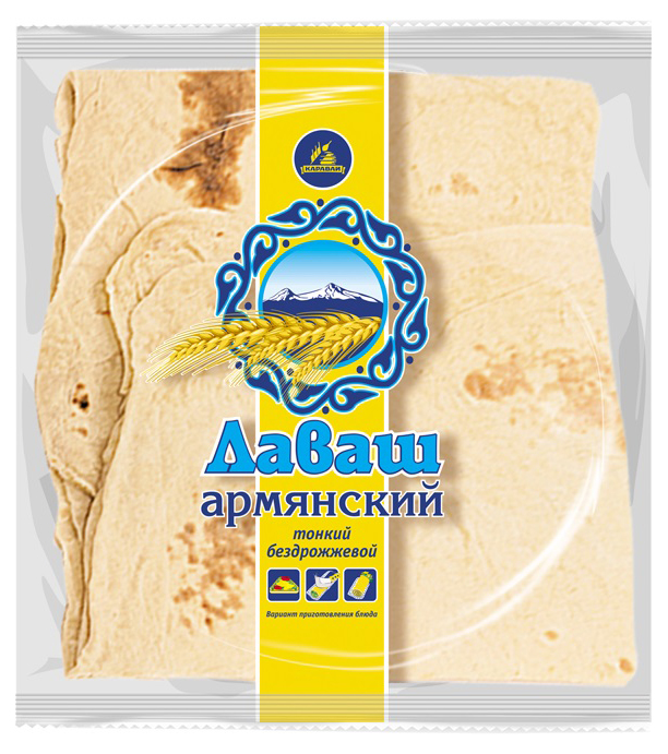 

Лаваш Каравай Армянский тонкий 250 г, Армянский тонкий