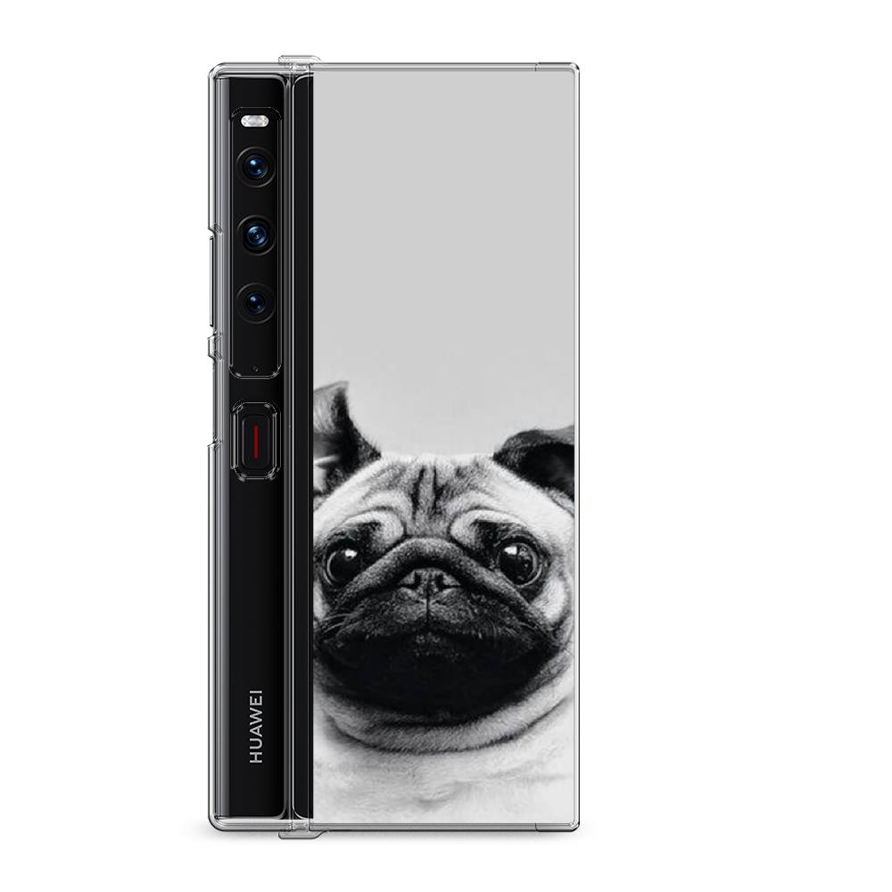 

Силиконовый чехол "Ушастый мопс" на Huawei Mate Xs 2 / Хуавеи Мате Xs 2