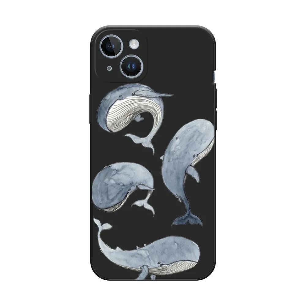 

Чехол Awog на Apple iPhone 14 Plus / Айфон 14 Плюс "Киты", Разноцветный, 15352-1