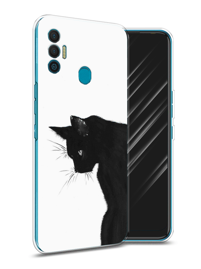 

Чехол Awog на Google Pixel 7 Pro "Black cat", Белый;черный
