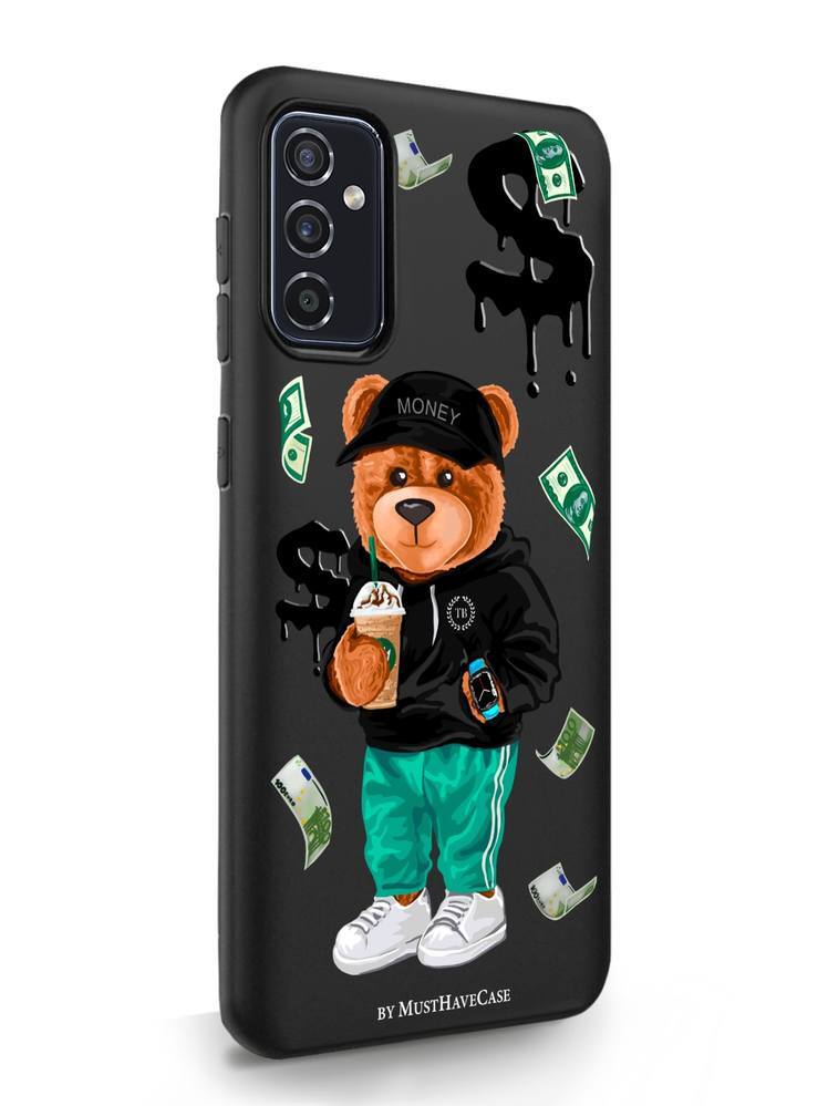 

Чехол MustHaveCase Samsung Galaxy M52 Мишка Тони черный, Samsung Galaxy M52 Мишка Тони