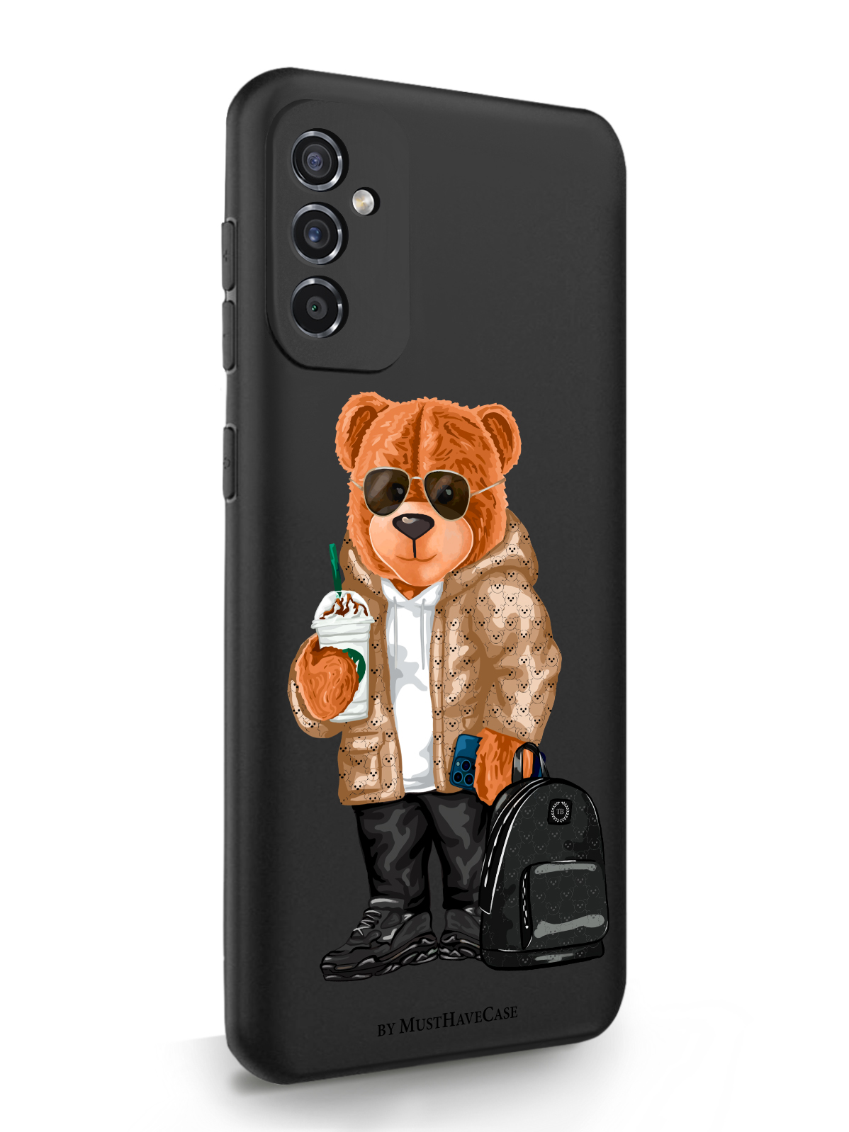 фото Чехол musthavecase samsung galaxy m52 tony style в очках черный