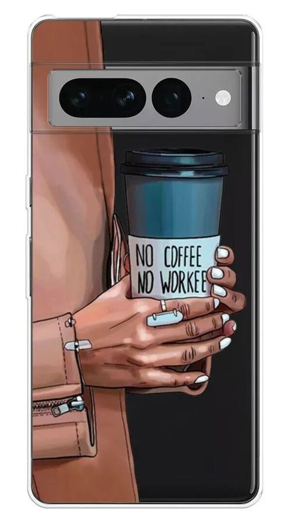 

Чехол Awog на Google Pixel 7 Pro "No coffee", Разноцветный