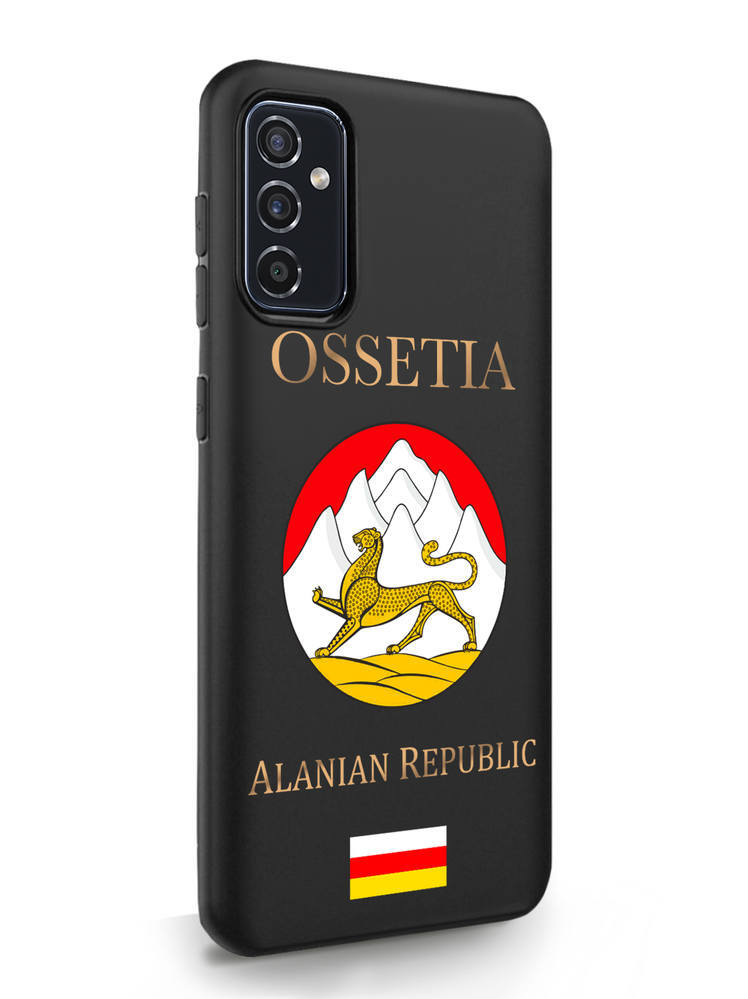 

Чехол MustHaveCase Samsung Galaxy M52 Герб Северной Осетии черный, Samsung Galaxy M52 Герб Северной Осетии