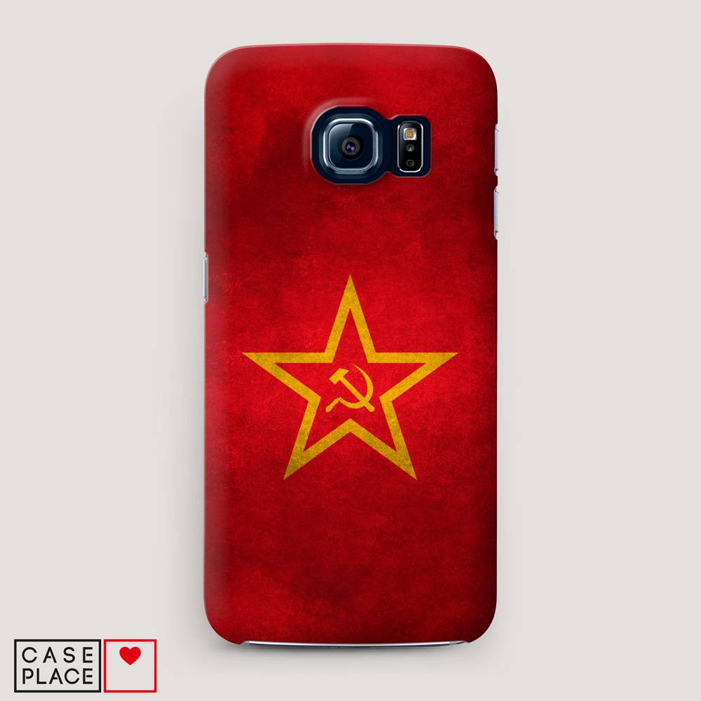 фото Чехол awog "красное знамя" для samsung galaxy s6