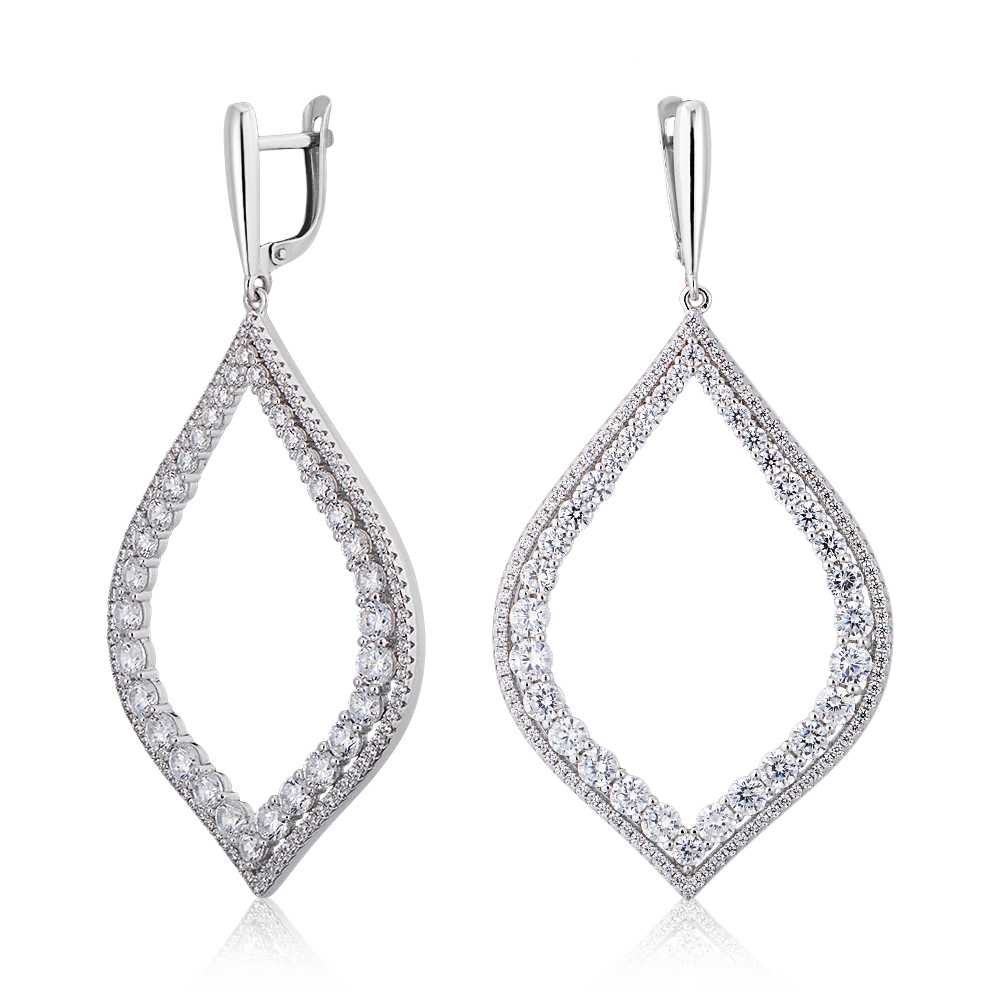 

Серьги из серебра с фианитами ЮВЕЛИР КАРАТ 2129233/9YPЕ10172E
