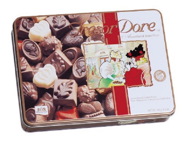 

Набор шоколадных конфет с начинками Tresor Dore Grand Luxe, 195 г