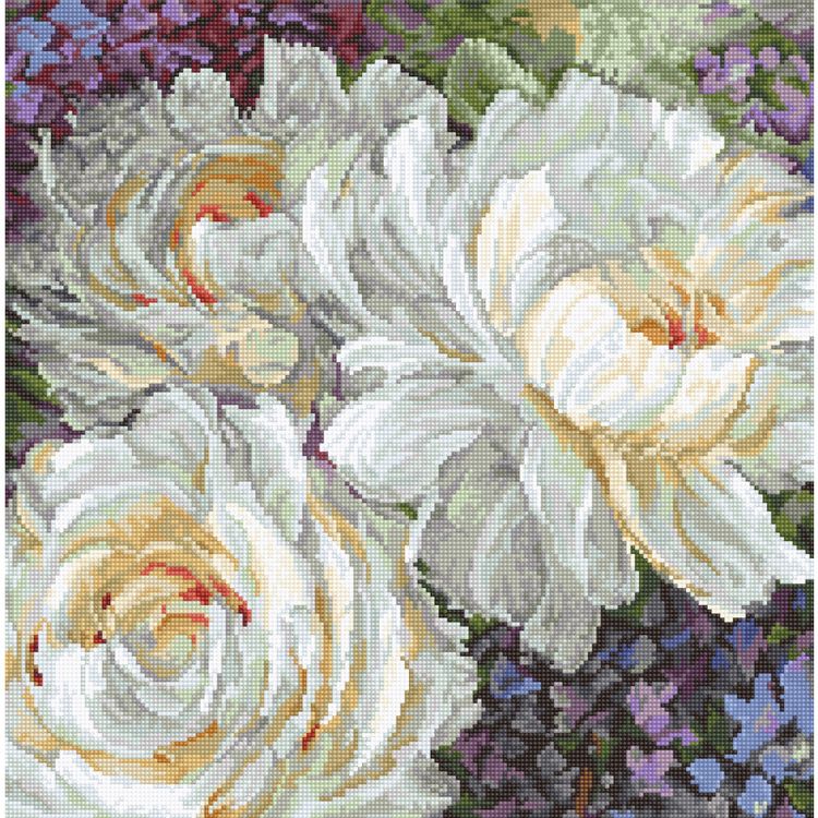 

Набор для вышивания «White Roses»