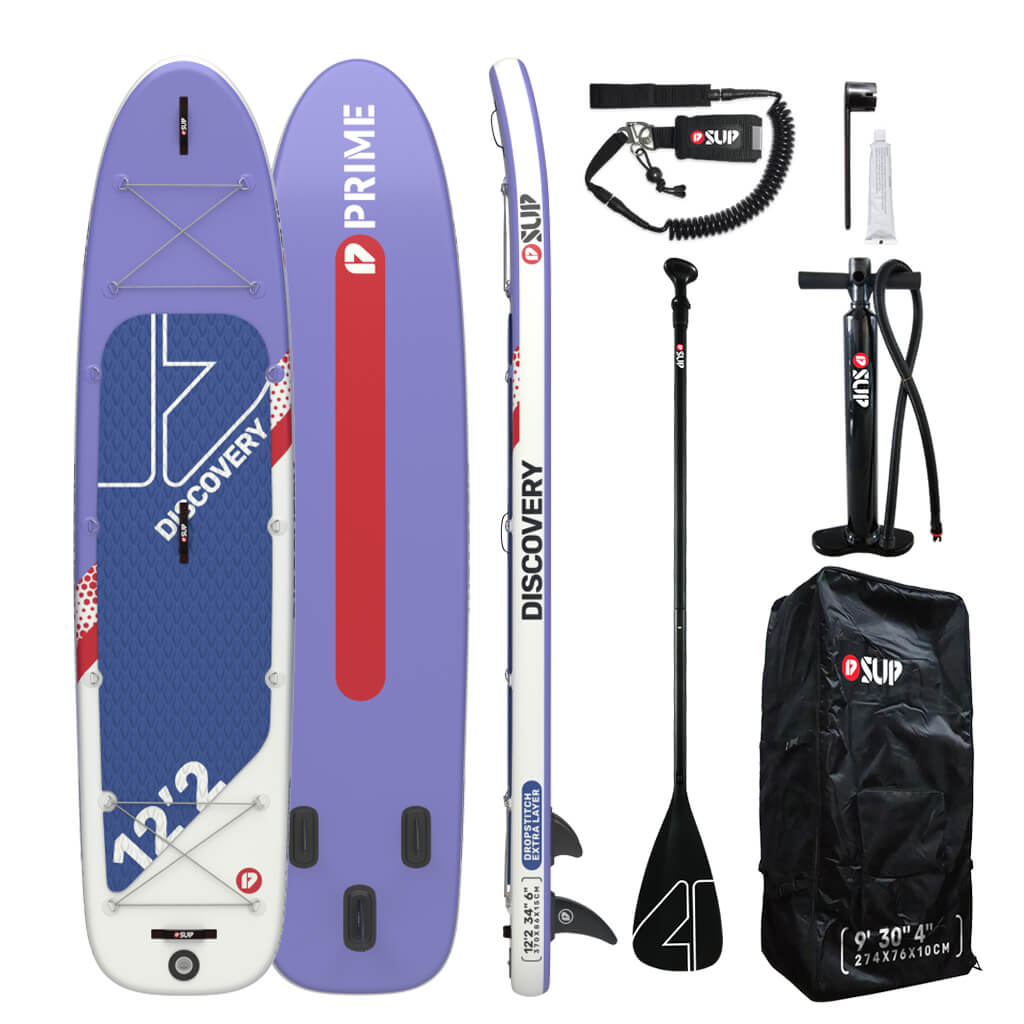 SUP-борд Prime Discovery 370x86x15 см purple