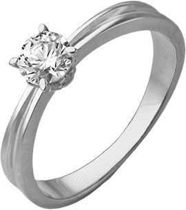 

Кольцо помолвочное из белого золота р. 18,5 PLATINA jewelry 01-3081-00-501-1120-38, фианит, 01-3081-00-501-1120-38