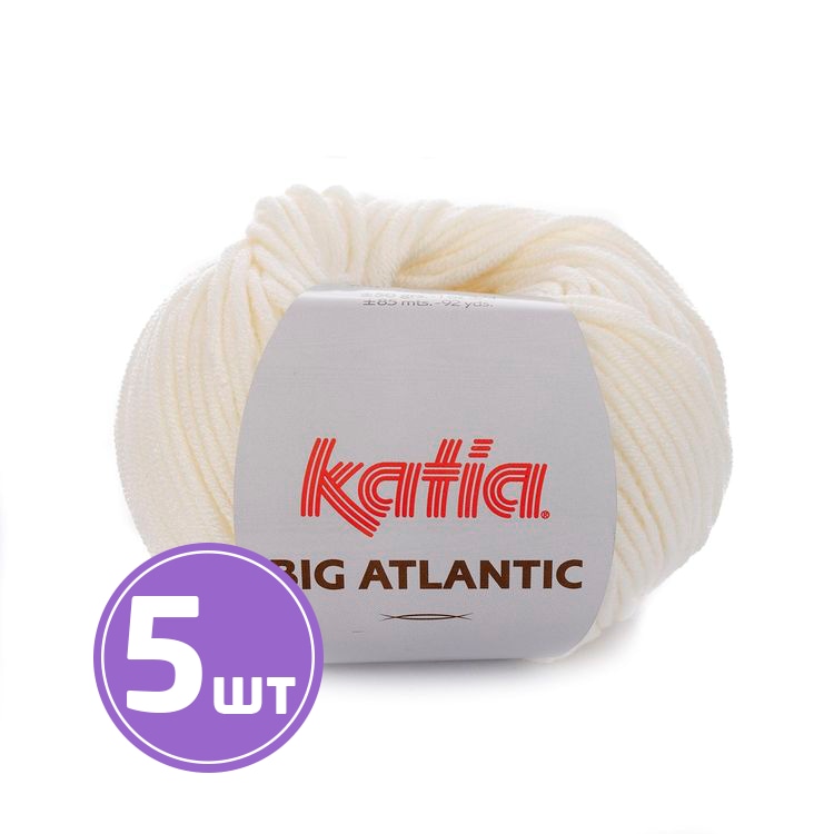 

Пряжа Katia Big Atlantic (104), белый, 5 шт. по 50 г