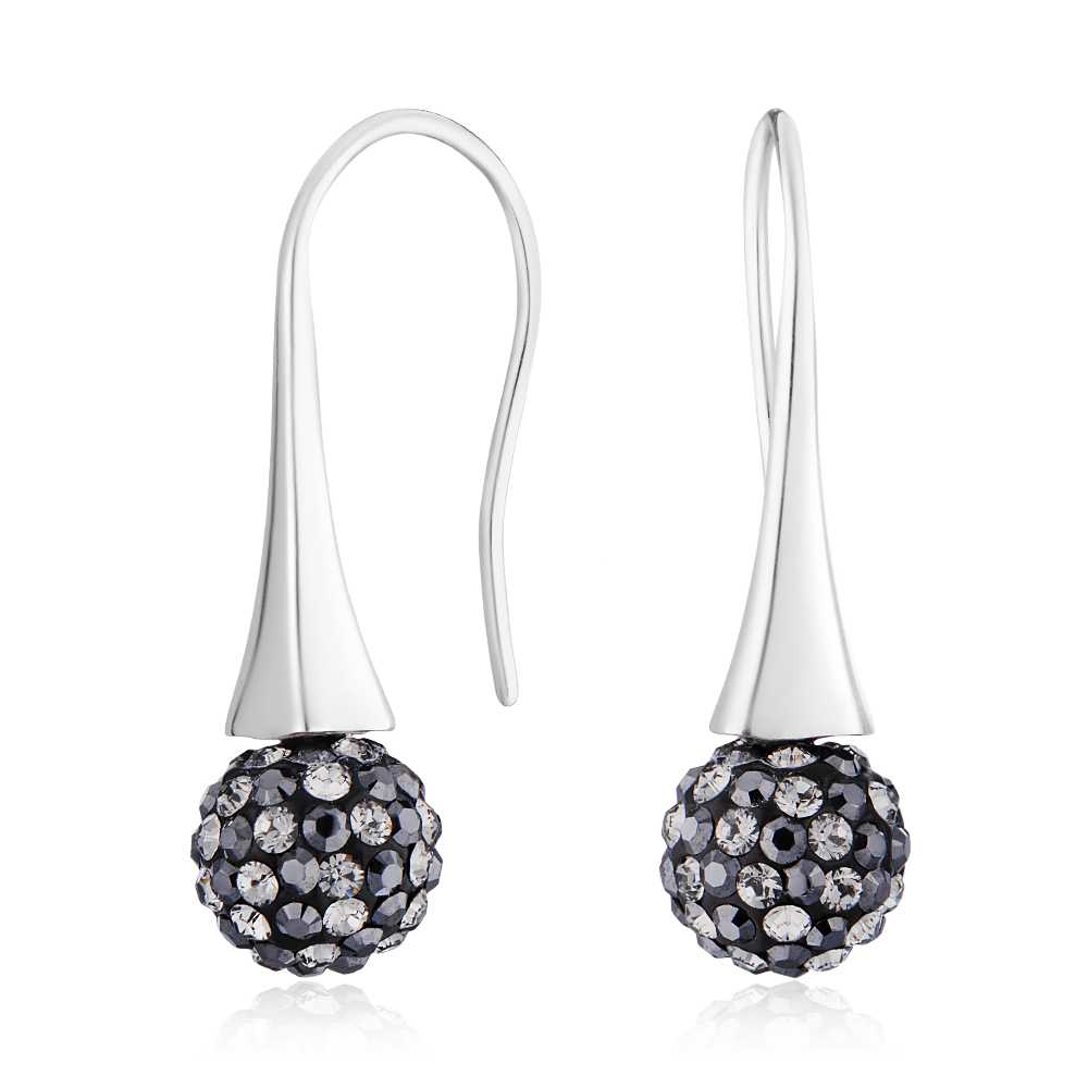 

Серьги из серебра с кристаллами Swarovski ЮВЕЛИР КАРАТ 0667-08C03204