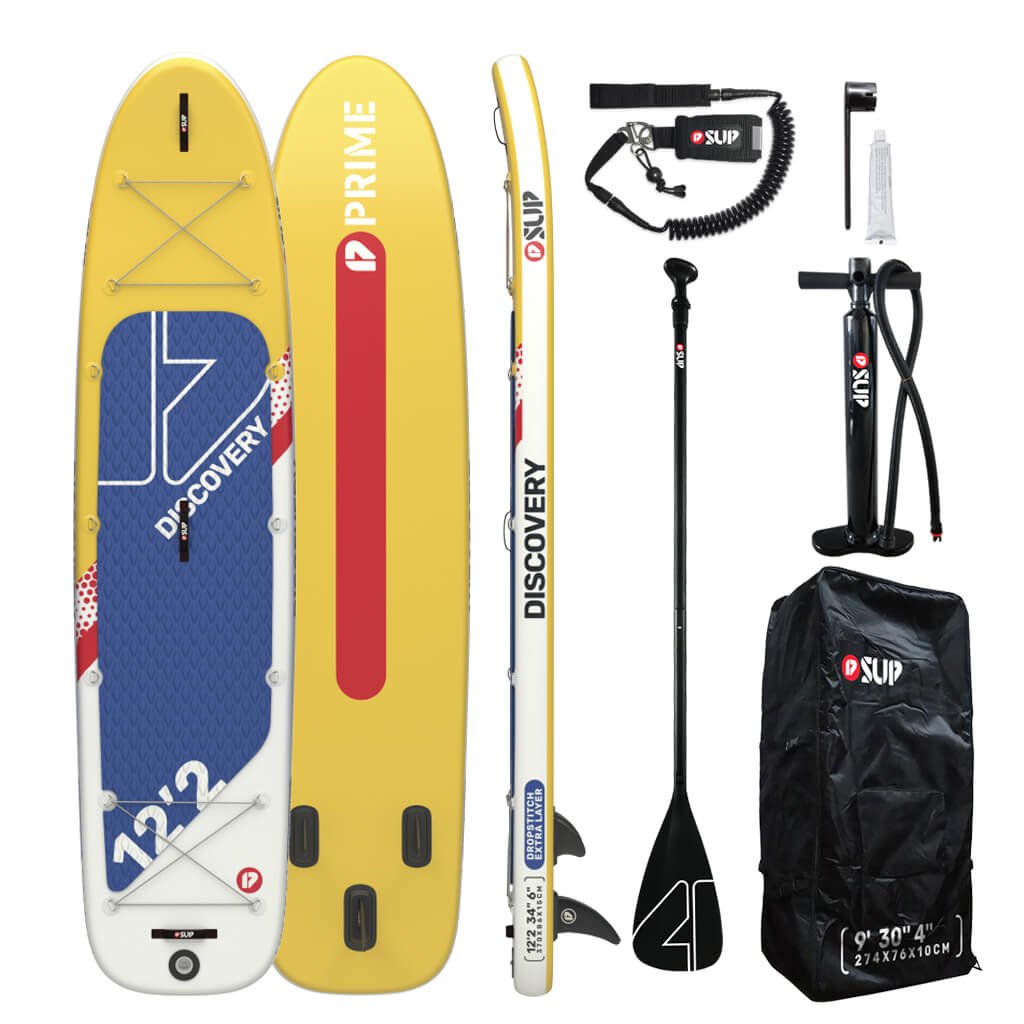 SUP-борд Prime Discovery 370x86x15 см yellow