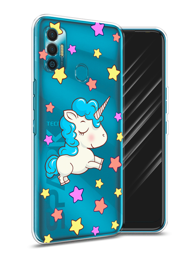 

Чехол Awog на Google Pixel 7 "Звездный единорог", Разноцветный