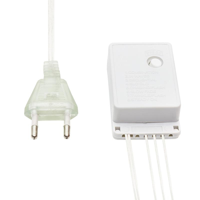 

Гирлянда светодиодная Занавес 2,5x2 м, 300 LED, мерцание, Белый 235-055