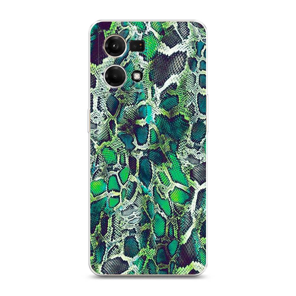 

Чехол Awog на Oppo Reno 7 4G/8 4G "Зеленая кожа змеи"