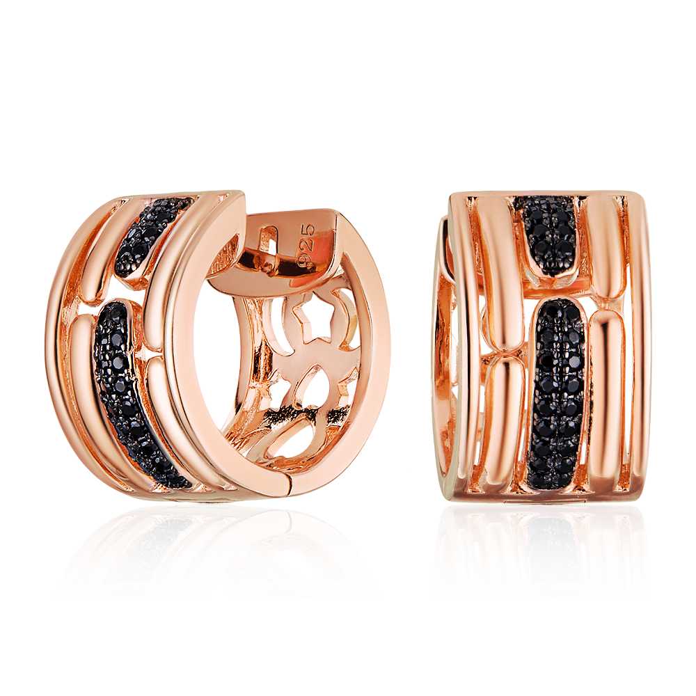 

Серьги из серебра с фианитами ЮВЕЛИР КАРАТ SE33793-BM