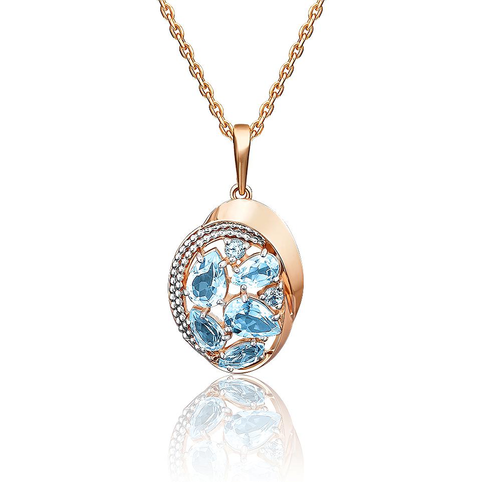 

Кулон из красного золота PLATINA jewelry 03-2680-00-201-1110-46, топаз, 03-2680-00-201-1110-46