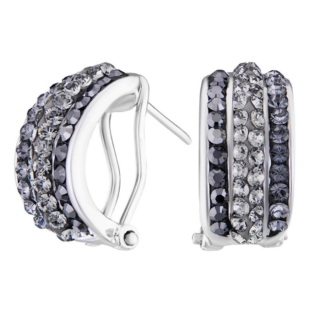 

Серьги из серебра с кристаллами Swarovski ЮВЕЛИР КАРАТ 0007C01168, 0007C01168
