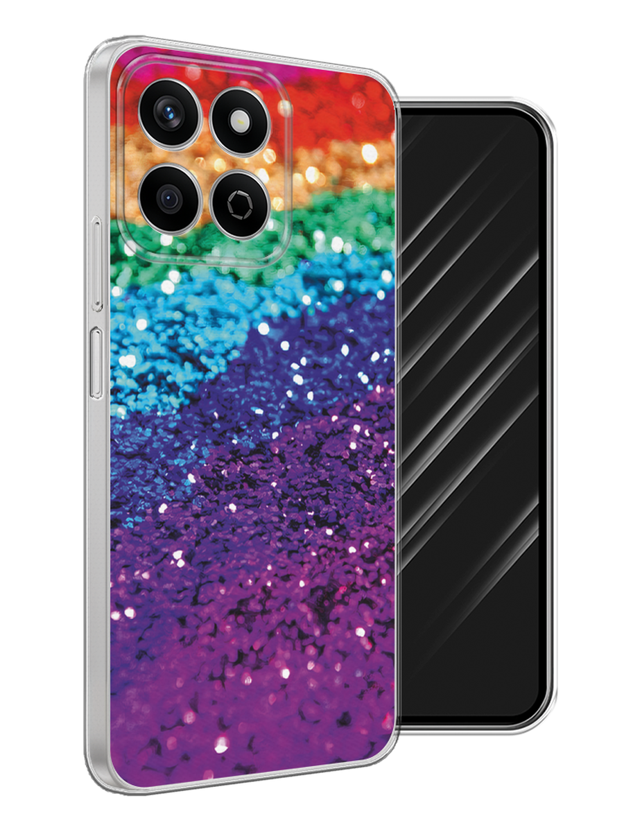 

Чехол Awog на Honor X7c "Блестящая радуга рисунок", Разноцветный, 6125250-1