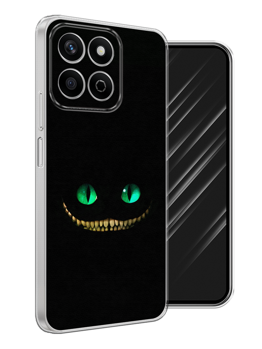 

Чехол Awog на Honor X7c "Зеленоглазый чеширский кот", Черный, 6125250-1