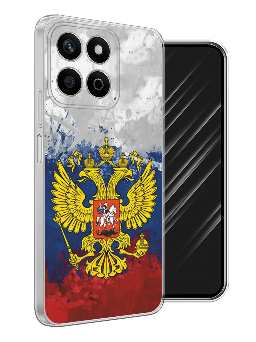 

Чехол Awog на Honor X7c "РФ", Белый;синий;красный, 6125250-1