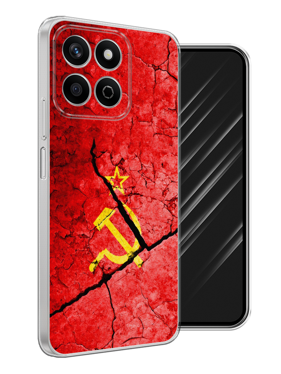 

Чехол Awog на Honor X7c "СССР", Красный;черный;желтый, 6125250-1