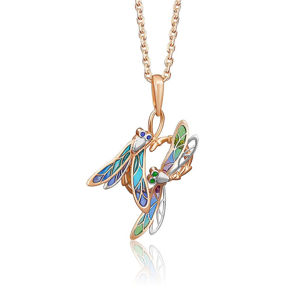 

Кулон из красного золота PLATINA jewelry 03-2713-00-000-1110-25, эмаль, 03-2713-00-000-1110-25