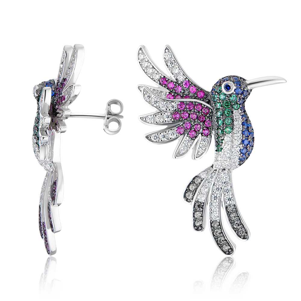 

Серьги из серебра с фианитами ЮВЕЛИР КАРАТ 2129524/9Е30986BM