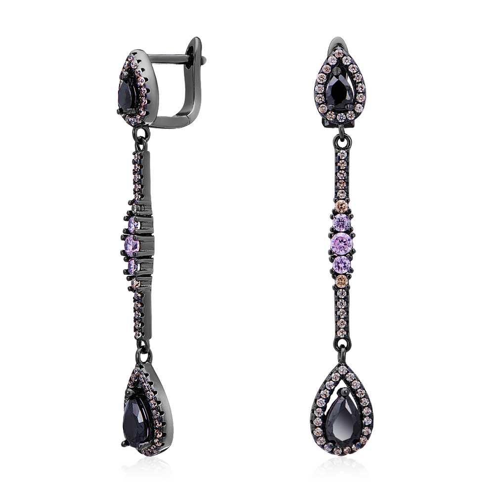 

Серьги из серебра с фианитами ЮВЕЛИР КАРАТ YE20749-1