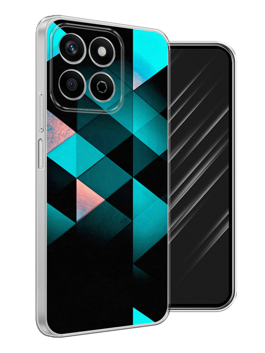 

Чехол Awog на Honor X7c "Геометрия 16", Бирюзовый;черный, 6125250-1