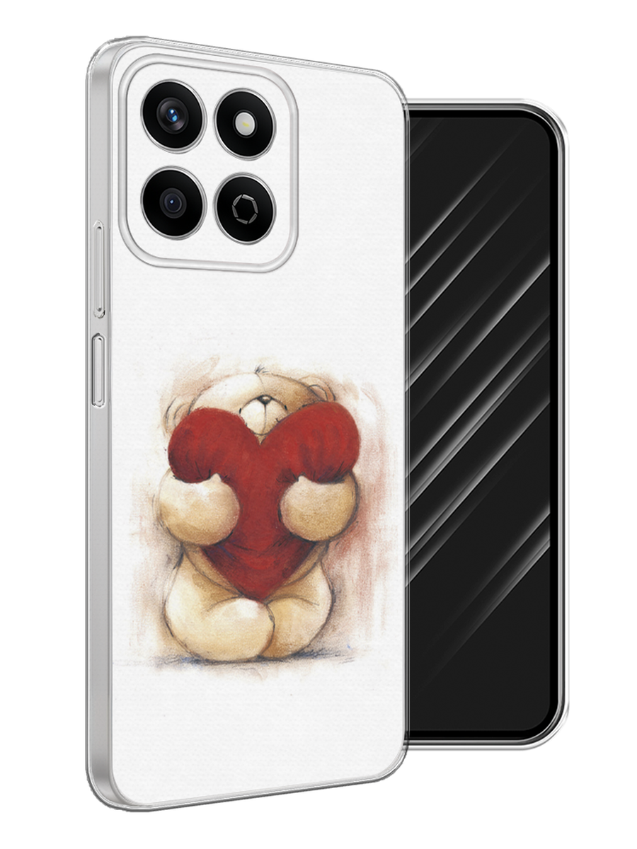 

Чехол Awog на Honor X7c "Мишка с сердцем 1", Белый;бордовый;бежевый, 6125250-1