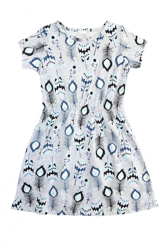 Платье детское для девочек YOULALA ЦБ-00000853 Цвет голубой; разноцветный размер 110