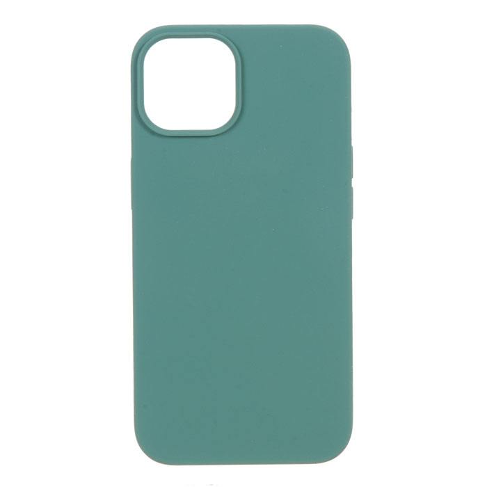 

Чехол силиконовый Red Line для iPhone 14, с микрофиброй, Eucalyptus, Зеленый