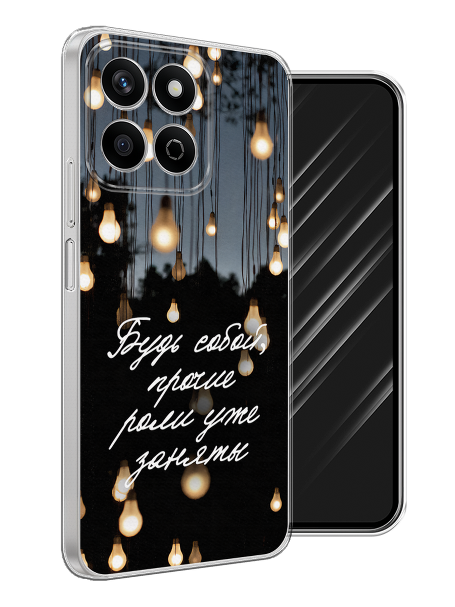 

Чехол Awog на Honor X7c "Будь собой", Черный;серый;желтый, 6125250-1