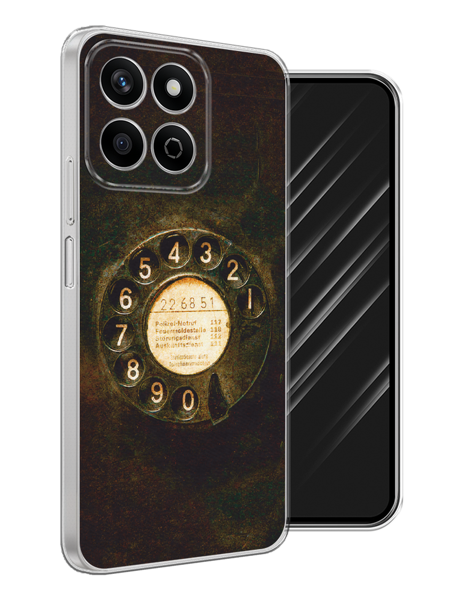 

Чехол Awog на Honor X7c "Старинный телефон", Коричневый;бежевый;черный, 6125250-1