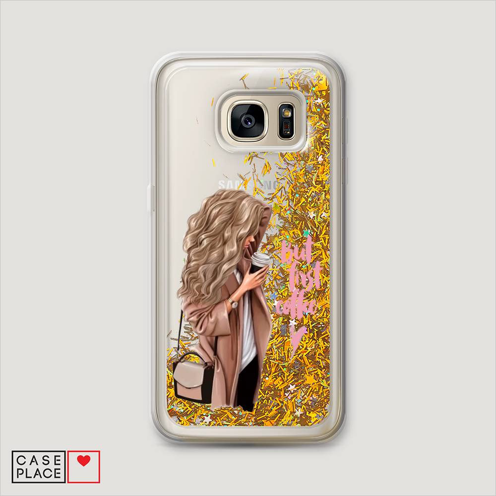 

Чехол Awog "Девушка с кофе" для Samsung Galaxy S6