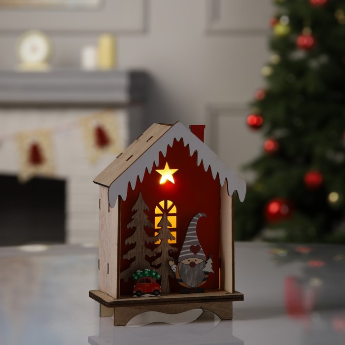 

Новогодняя фигурка Luazon Lighting Бурые ели 15x5,5x11 см, Разноцветный, Бурые ели