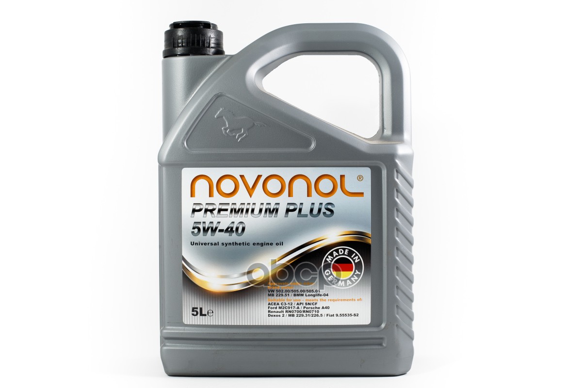 фото Моторное масло novonol premium plus 5w-40 (5л)