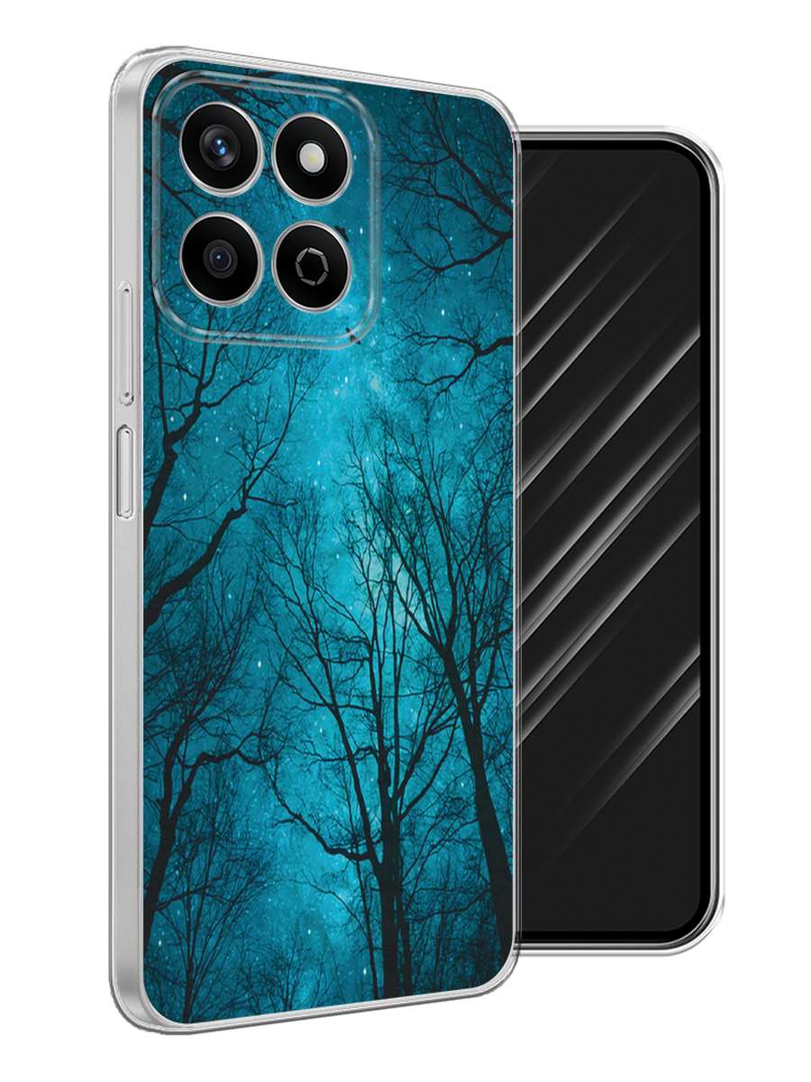 

Чехол Awog на Honor X7c "Сказочный лес", Черный;бирюзовый, 6125250-1