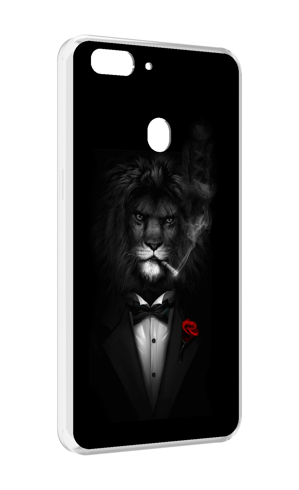 

Чехол MyPads лев-в-темноте-с-сигаретой мужской для Oppo Realme 2, Прозрачный, Tocco