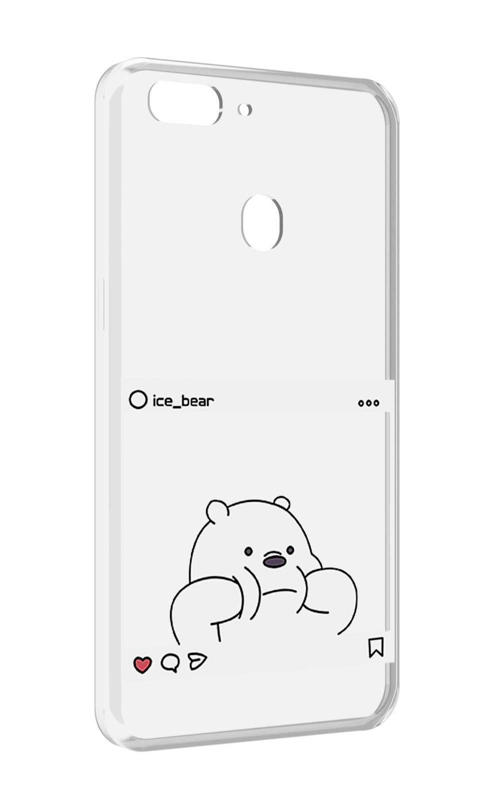 

Чехол MyPads ледяной-медведь для Oppo Realme 2, Прозрачный, Tocco