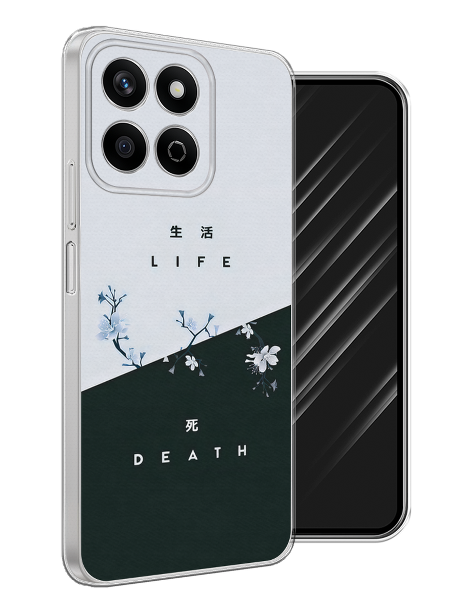 

Чехол Awog на Honor X7c "Life and death", Черный;серый, 6125250-1
