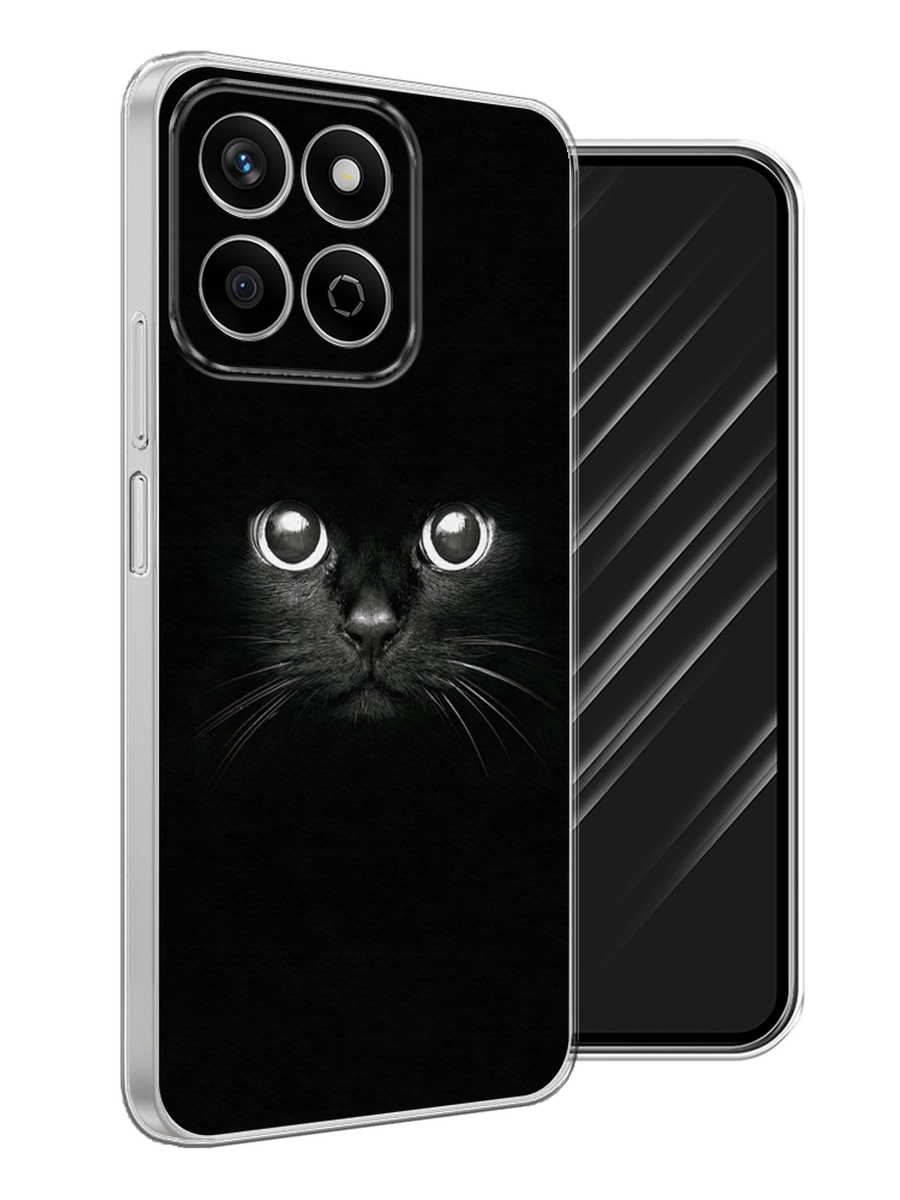 

Чехол Awog на Honor X7c "Взгляд черной кошки", Черный;белый;серый, 6125250-1