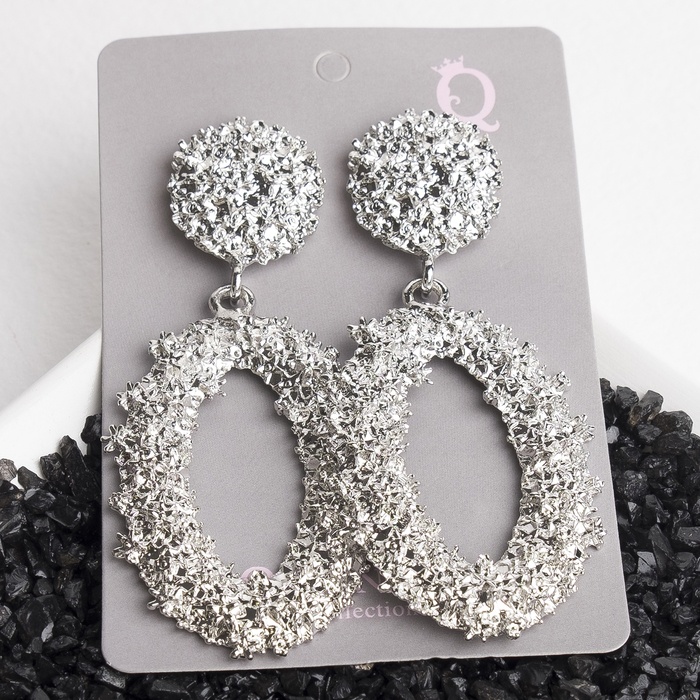 

Серьги Queen fair висячие, Рифы, серебро, висячие, Рифы, серебро