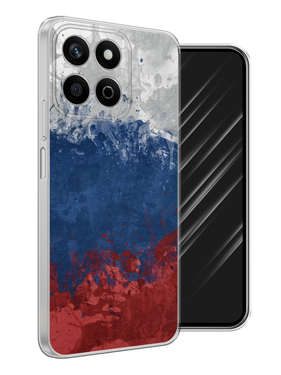 

Чехол Awog на Honor X7c "Флаг России неровный", Белый;синий;красный, 6125250-1