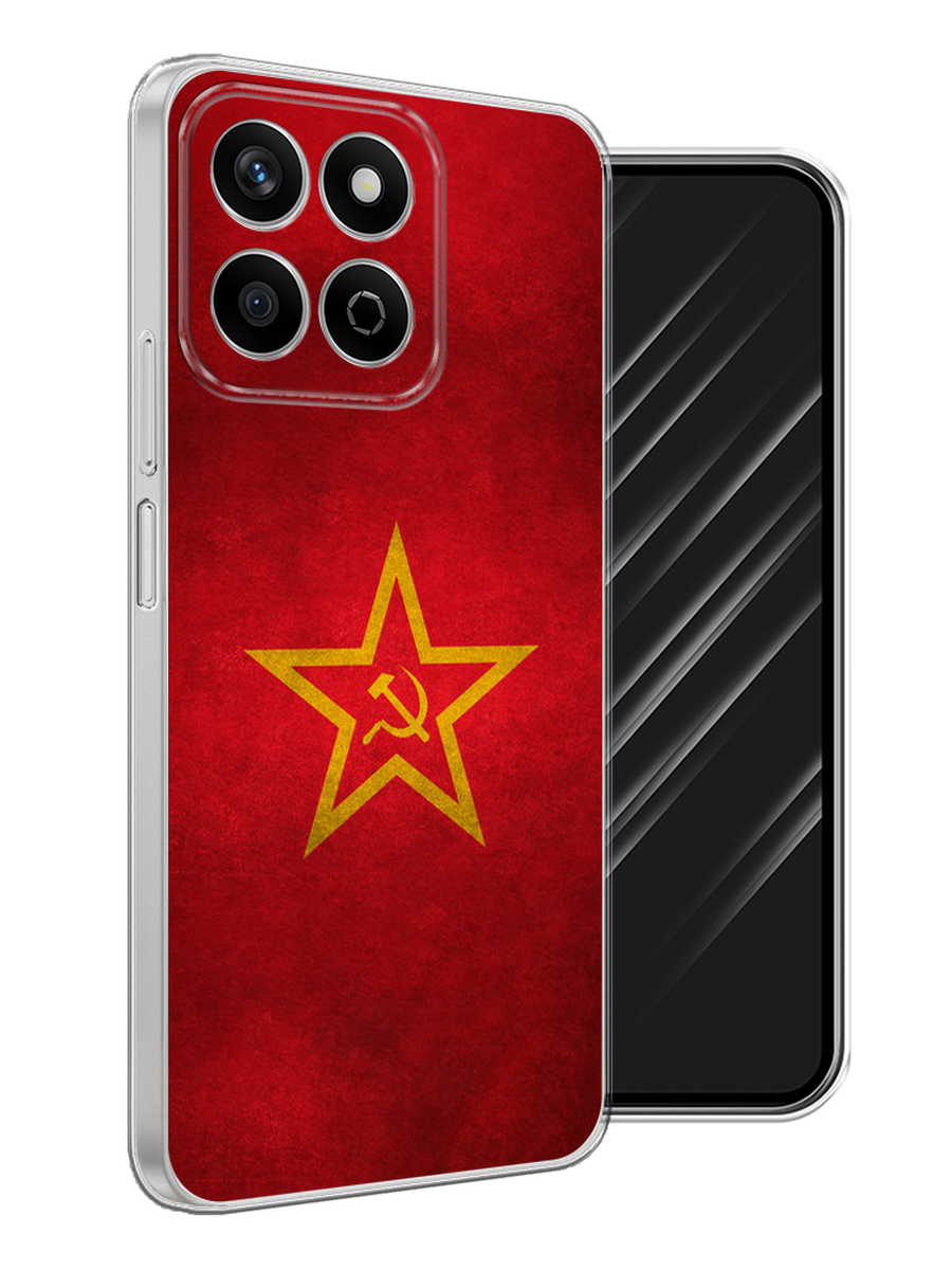 

Чехол Awog на Honor X7c "Красное знамя", Желтый;красный, 6125250-1
